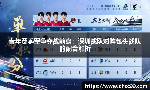 青年赛季军争夺战前瞻：深圳战队对阵包头战队的配合解析