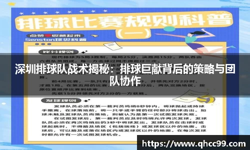 深圳排球队战术揭秘：排球巨献背后的策略与团队协作